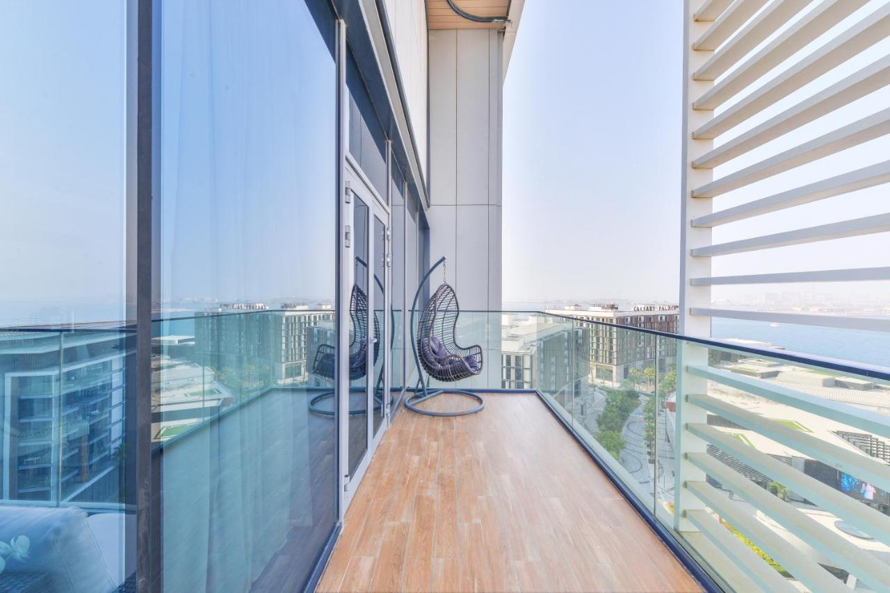 Spectacular 3 Bedroom Condo With Maids Room Facing The Dubai Eye Luaran gambar